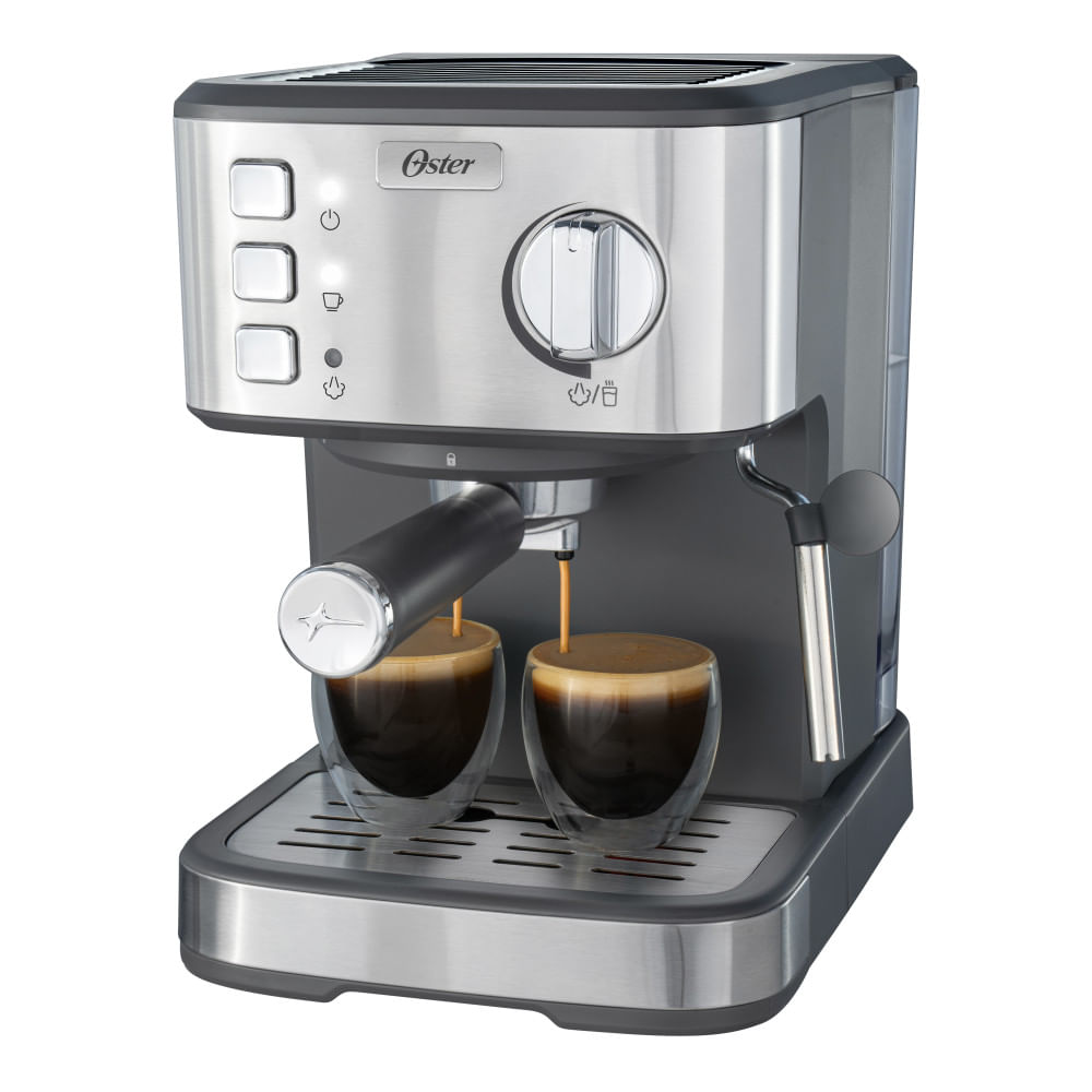 Cafetera Oster® Compacta, Prepara hasta Espressos por Ciclo, 15